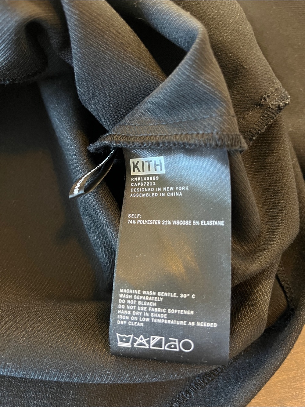 Kith Black Script Logo Snap-Front Jacket Large - Picture 7 of 15